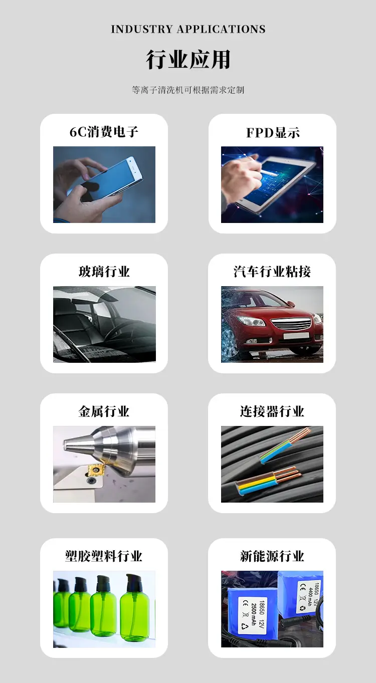 大气等离子清洗机八大行业应用